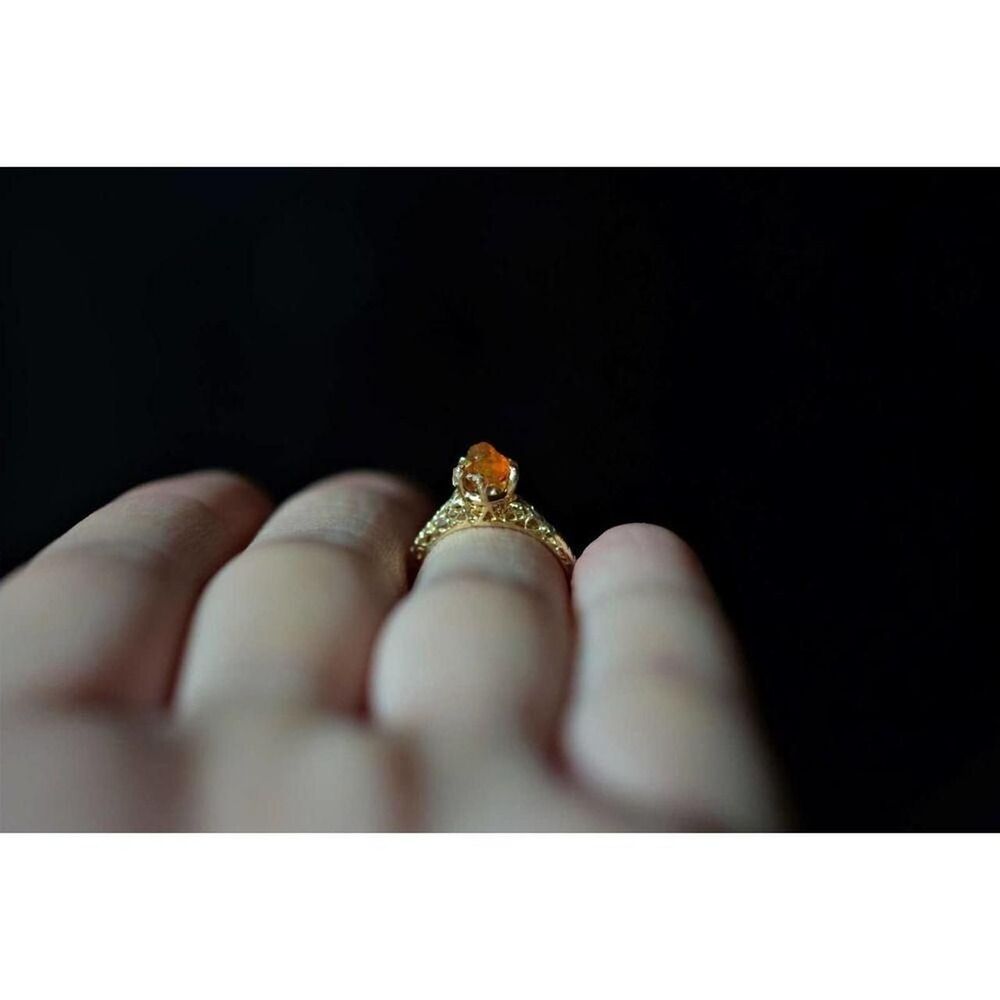 Unbranded Men's Gold and Orange Jewellery
